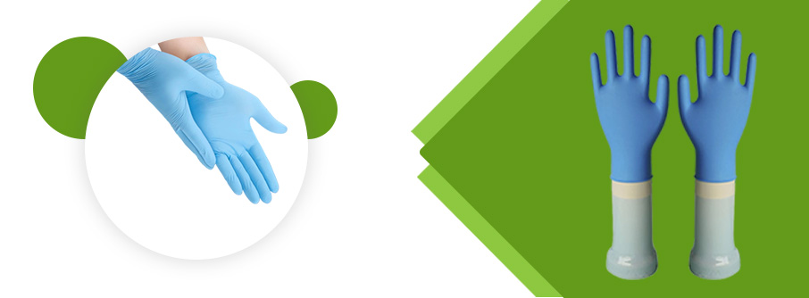 Sterile Examination Gloves Pre Powdered-Size -S-M-L-XL